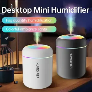Mini Night Light USB Electric 180ML Aromatherapy Diffuser Oil Purifier Air Humidifier Car Home Bedroom Light
